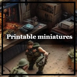 Printable miniatures
